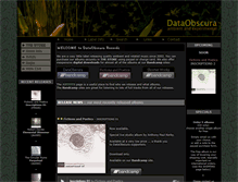 Tablet Screenshot of dataobscura.com